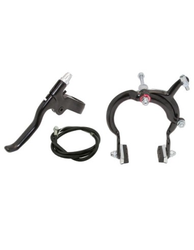 1080 Alloy Brake Front Black.